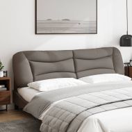 Мека табла за легло Hvar, таупе, 200 см, плат