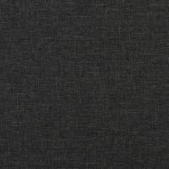 2-местно разтегателно канапе, черно, текстил