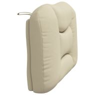 Мека табла за легло Hvar, кремава, 90 см, плат