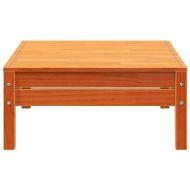 Градинска табуретка, восъчнокафяв, борово дърво масив