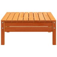 Градинска табуретка, восъчнокафяв, борово дърво масив