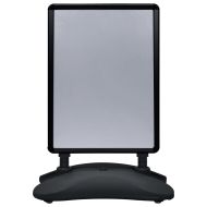 A1 постер на стойка с водна основа, черен, алуминиева сплав