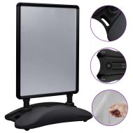 A1 постер на стойка с водна основа, черен, алуминиева сплав