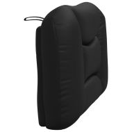 Мека табла за легло Hvar, черна, 90 см, изкуствена кожа
