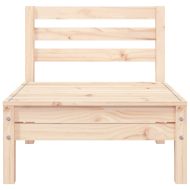 Градински диван, 3-местен, борово дърво масив