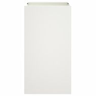 Кашпа, бяла, 42x38x75 см, стомана