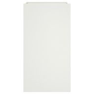 Кашпа, бяла, 42x38x75 см, стомана