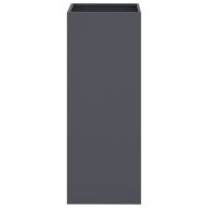 Кашпа, антрацит, 32x29x75 см, стомана