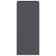 Кашпа, антрацит, 32x29x75 см, стомана