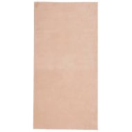 Килим HUARTE с къс косъм, мек и миещ се, руж, 100x200 см