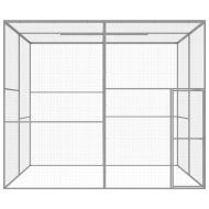 Клетка за котки 3x3x2,5 м поцинкована стомана