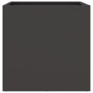 Кашпа, черна, 42x40x39 см, стомана