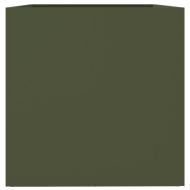 Кашпа, маслиненозелена, 62x40x39 см, стомана