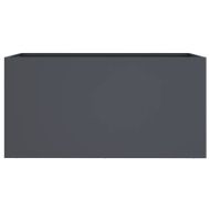 Кашпа, антрацит, 62x30x29 см, стомана