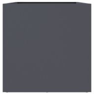 Кашпа, антрацит, 62x30x29 см, стомана