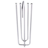 Затъмняващи завеси с куки, 2 бр, белезникави, 140x225 см