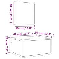 Комплект мебели за баня от 2 части, черен, инженерно дърво