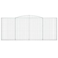 Габионни кошници арка 4 бр 400x30x160/180 см поцинковано желязо