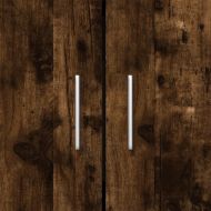 Библиотека, опушен дъб, 82,5x30,5x115 см, инженерно дърво