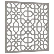 Градинска декорация 55x55 см кортенова стомана мавърски дизайн