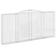 Габионни кошници арка 6 бр 400x30x180/200 см поцинковано желязо