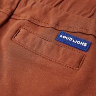 Детски къси панталони с връв, кафяви, 104