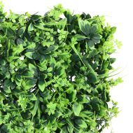  Ограда от изкуствени листа 24 бр зелена 40x60 см