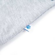 Детска поло тениска, сив меланж, 140