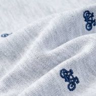 Детска поло тениска, сив меланж, 140