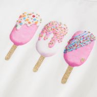 Детска тениска, екрю, 140