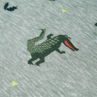 Детски суитшърт, светло каки меланж, 116