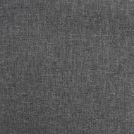 2-местно разтегателно канапе с възглавници, тъмносиво, текстил