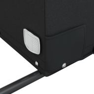 Ремарке за велосипед, черно и синьо, 30 кг, желязо