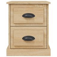 Нощни шкафчета, 2 бр, сонома дъб, 39x39x47,5см, инженерно дърво