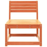 Градински диван, восъчнокафяв, бор масив