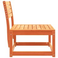 Градински диван, восъчнокафяв, бор масив