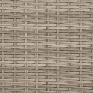 Шезлонг с възглавници, светлосив, полиратан