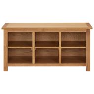 Стелаж за обувки, 90x37x45 см, дъбово дърво масив