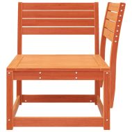 Градински ъглов диван, восъчнокафяв, 73x73x78 см, бор масив