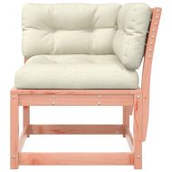 Градински ъглов диван с възглавници 73x73x78 см