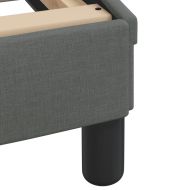 Рамка за легло Dover, тъмносива, 140x200 см, плат