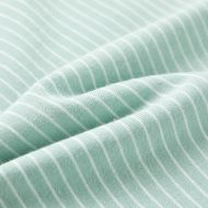 Детска тениска с ивици, светла мента, 140