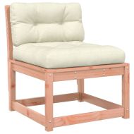 Градински дивани с възглавници, 2 бр, дугласко дърво масив