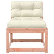 Градински дивани с възглавници, 2 бр, дугласко дърво масив