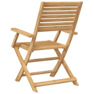 Сгъваеми градински столове 4 бр 54,5x61,5x86,5 см акация масив