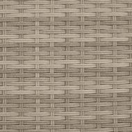 2-местен външен диван с навес и табуретки светлосив полиратан