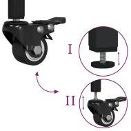 Кухненска количка, сив сонома, 70x30x82 см, инженерно дърво