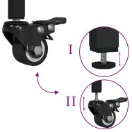 Кухненска количка, сив сонома, 100x45x89,5 см, инженерно дърво