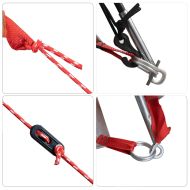 Семейна куполна палатка 12-местна сиво-оранжева водоустойчива