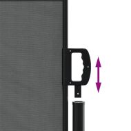 Прибираща се странична тента, антрацитна, 117x300 см